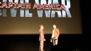 Robert Downey Jr. and Chris Evans Intro To Avengers 3 INFINITY WAR PART I &2