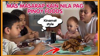 FIRST TIME NI ISABEL KUMAIN NG PINOY FOODS FRIED SIKEN| JOLLIBEE STYLE