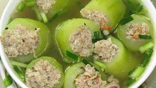 Cooking And Recipe - Winter Melon Soup With Pork Cambodian Style [Kimyee Ros Cooking]