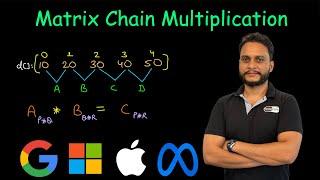 Matrix Chain Multiplication | LIVE session