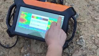 multi-channel groundwater detector operation video for field groundwater survey
