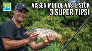 VISSEN MET DE VASTE STOK | 3 SUPER TIPS!! 