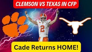 CLEMSON Vs TEXAS - CADE KLUBNIK RETURNS HOME