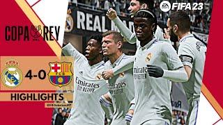 FIFA 23 - Real Madrid vs Barcelona Highlights | Copa Del Rey Semi-Finals 1st Leg [PC]