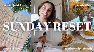 SUNDAY RESET *watch if you need motivation*: deep cleaning + mental health update/talk!