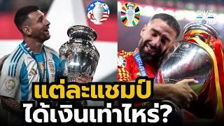 แชมป์ ยูโร-โคปา ได้เงินรางวัลเท่าไหร่?