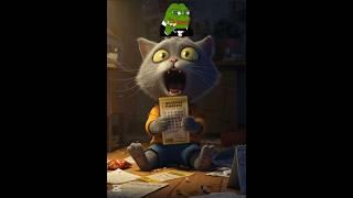 "Trader Cat " #catshorts #catvideo #funnyshorts #aicat #cattoon #pixar