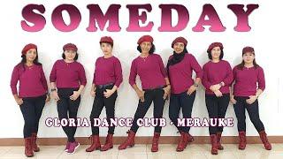 SOMEDAY // LINE DANCE // Choreo CAECILIA MARIA FATRUAN // GDC MERAUKE PAPUA SELATAN - INA