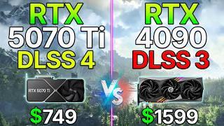 RTX 5070 Ti + DLSS 4 vs RTX 4090 + DLSS 3 | Test in 11 Games | 4K