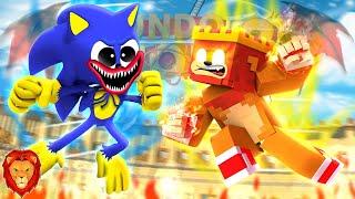  LEON PICARON VS HUGGY SONIC  EN MINECRAFT | MUNDO LEON 2 #92  LEON PICARON