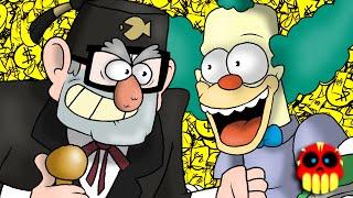 Rap Battle: Grunkle Stan vs Krusty the Clown (Gravity Falls vs The Simpsons) | (Prod. By Ihaksi)