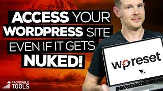 Restore Your WordPress Site, No Matter What! - WP Reset Tutorial