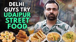 Delhi Guys Try Udaipur Street Food | Ft. Masala Papad & Pani Puri | The Urban Guide