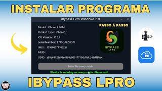 Como baixar e instalar ibypass Lpro, programa de remoção de iCloud/ remoção de iCloud iPhone 6 ao X