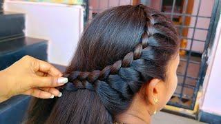 Simple Daily using Hairstyle tutorial| New simple Hairstyle for beginners|#Nirmala Hairstyles #hair