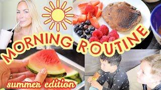 MORNING ROUTINE WITH 3 KIDS 2021 | SUMMER EDITION | Emily Norris AD