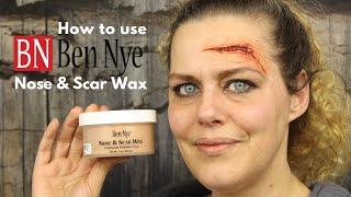 How to use Nose & Scar Wax by Ben Nye | Special Effects Makeup Tutorial | FX wax | Wound Wax