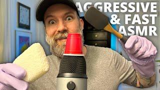 ASMR Fast and Aggressive Triggers (No Talking)