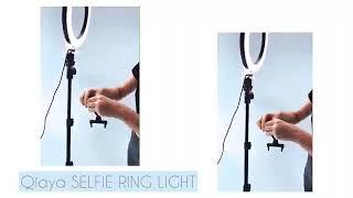 QIAYA ring light setup tutorial.