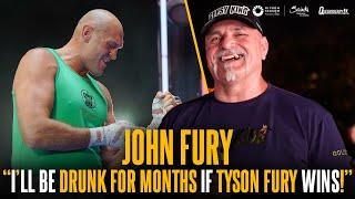 “I’ll be drunk for months if Tyson wins!” John Fury admits to slaughtering his son for Usyk bout ‍