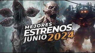 TODOS los ESTRENOS de JUNIO 2024 en NETFLIX, PRIME VIDEO, MAX y más!! (PELICULAS y SERIES)