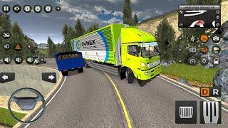 MOBIL TRUK OLENG HINO 500 BOX ESPEDISI BUSSID GAME MOBIL SIMULATOR.