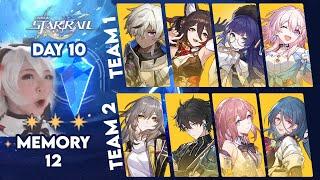 F2P team continues to destroy Forgotten Hall - Memory 12 Full Star【Honkai Star Rail】