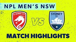 NPL Men's NSW Round 3 Highlights – St George City v Sydney FC