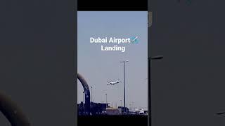 মাথার উপর দিয়ে বিমান  Dubai Airport