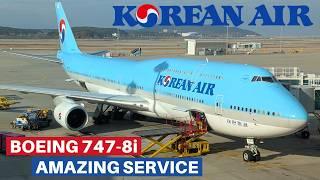 KOREAN AIR BOEING 747-8i (Economy) | Seoul - New York | Flight Review