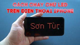 Cách chạy chữ Led trên điện thoại iPhone