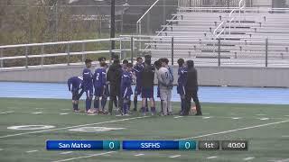 SSFHS vs San Mateo Boys Soccer 2-3-23