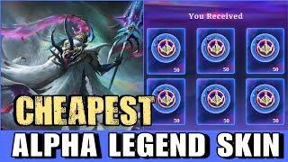 CHEAPEST WAY TO GET ALPHA LEGEND SKIN | MLBB REVENANT OF ROSES EVENT