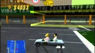 Shriner's Cart - Grampa - Entertainment District (The Simpsons Road Rage Gameplay Part 24)