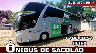 UM ÔNIBUS CAPAZ DE LEVAR ATÉ SUA CASA NOS BAGAGEIROS | VIAÇÃO GARCIA | MARCOPOLO PARADISO G7 LD