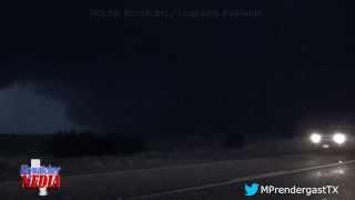 Mile Wide Tornado near Cleburne, TX - May 15 2013