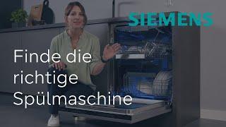 Finde die richtige Geschirrspülmaschine | Siemens Geschirrspüler