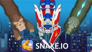 Snake.io - NEW EVENT SNAKEZILLA! ALL SKIN UNLOCKED ️ SNAKE.IO GAMEPLAY