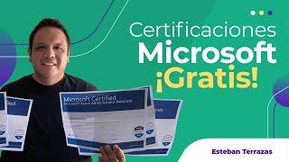 Como tener Certificaciones de Microsoft Gratis 2022