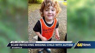 Police warn of online scam involving false report of missing child with autism