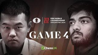 DING vs. GUKESH! FIDE WORLD CHESS CHAMPIONSHIP 2024 Game 4 | Who'll Attack First?