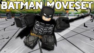 DESTROYING Using BATMAN MOVESET in ROBLOX Heroes Battlegrounds