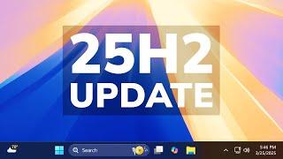 Next Windows 11 Version - 25H2 News and Build 26200.5510 in the Dev Channel