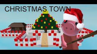 Piggy Build Mode, CHRISTMAS TOWN Map By Me