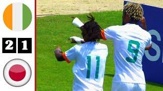 Ivory Coast U23 vs Japon U19 (2-1) All Goals Highlights | French Toulon