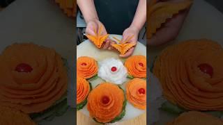 Super salad decoration idea, how to decorate salad, cucumber decoration #shorts #shortviral