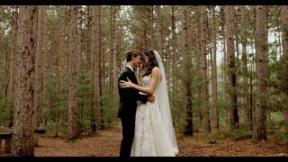 Their Wedding Was Straight Out of A Twilight Movie | Burlap + Bells Wedding | Black River Falls, WI