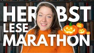 HERBST LESEMARATHON | Readingvlog & Talk – Cozy, Thriller oder New Adult? | VLOGTOBER 2024