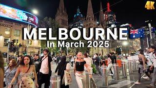 Explore Melbourne in March 2025 Australia 4K Video