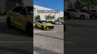 2025 Audi RS3 in Python Yellow looks stunning #audi #rs3 #audirs3